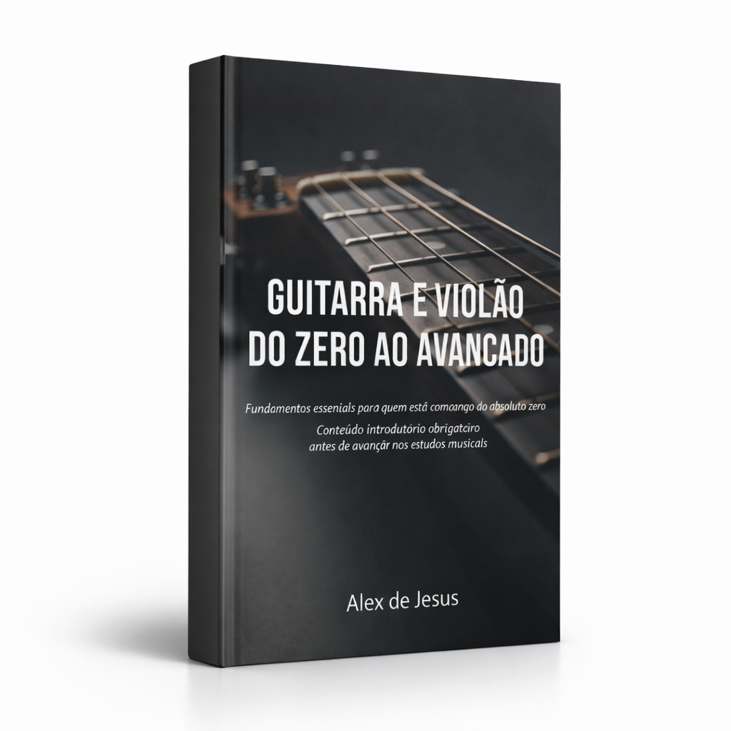Capa do eBook Guitarra e Violão do Zero